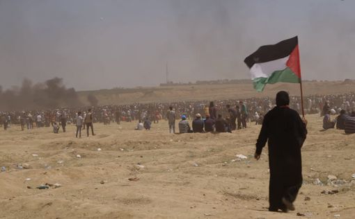 4000 палестинцев собрались вдоль границы с Газой