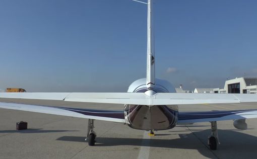 Самолет Piper вынуждено приземлился в Бен-Гурионе