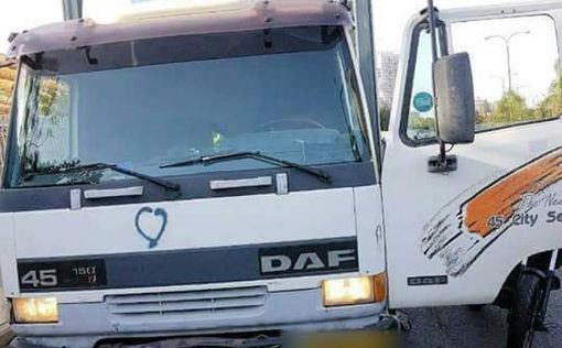 Нападение израильтян на водителя грузовика в Биньямине