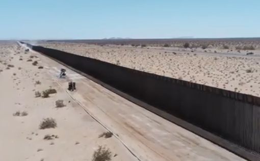 Трамп показал стену на границе с Мексикой