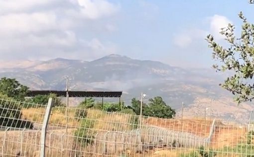 Новые пожары на границе с Ливаном