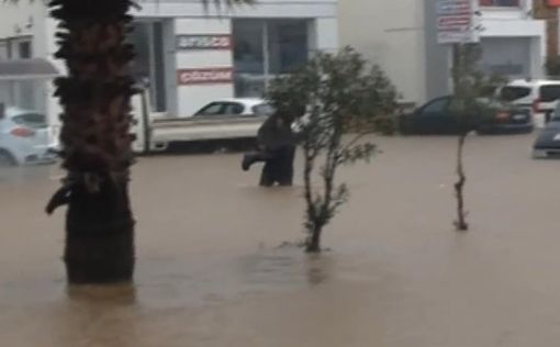 Курортный город Бодрум в Турции затопило из-за дождей
