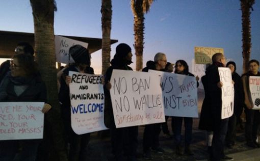 Тель-Авив: протесты против "запрета на мусульман" Трампа