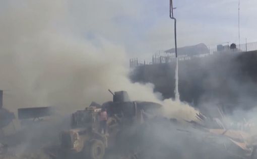 Пожар на рынке в Газе: среди погибших оказались дети