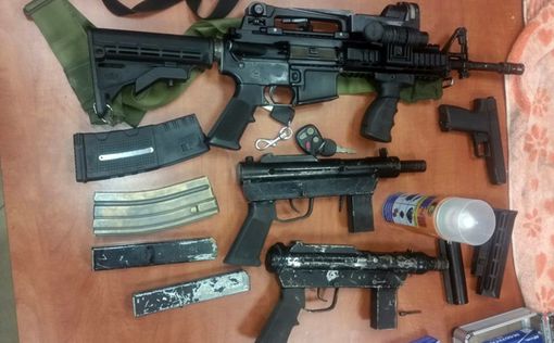 Израиль: Массовый рейд против торговцев оружием, 62 ареста