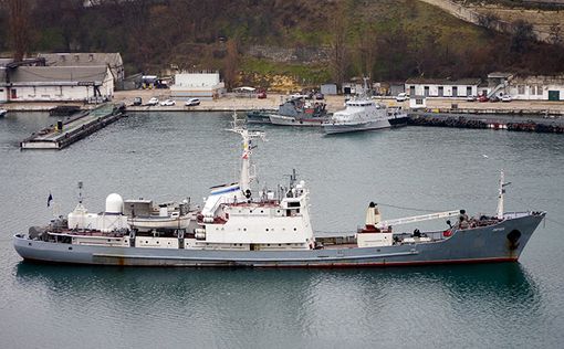 Корабль ЧФ "Лиман" затонул в Черном море
