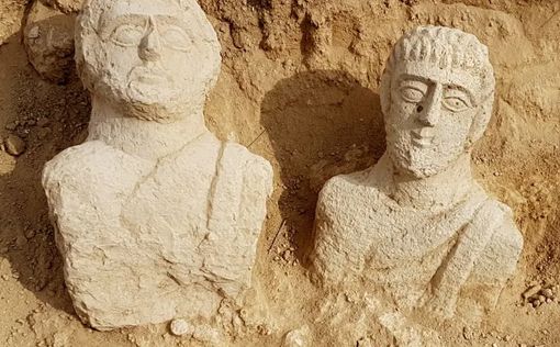 В Бейт-Шеане обнаружили две уникальные древние статуи