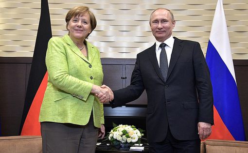 Пресс-конференция Владимира Путина и Ангелы Меркель
