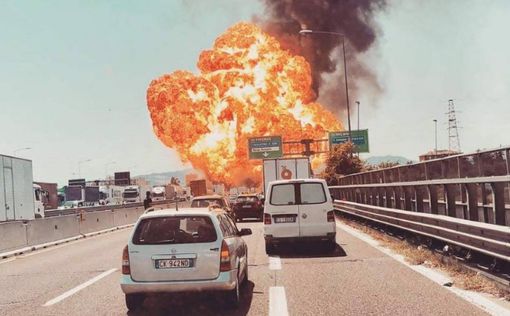Гигантский взрыв у аэропорта Болоньи