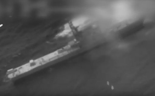 ВМС Израиля поражают корабль противника на расстоянии 100 км