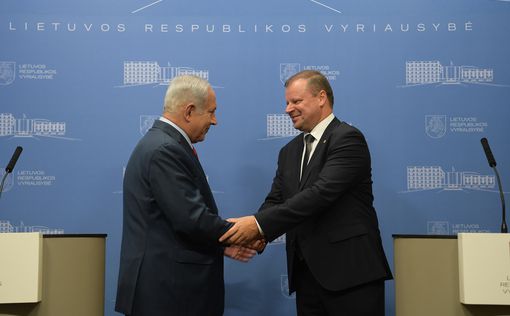 Нетаниягу поблагодарил Литву за поддержку Израиля