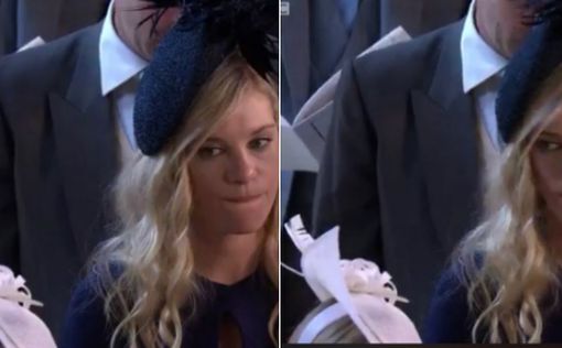 Лицо экс-подружки принца Гарри на свадьбе стало мемом