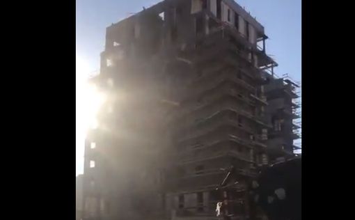В Петах-Тикве обрушилась опалубка многоэтажного дома