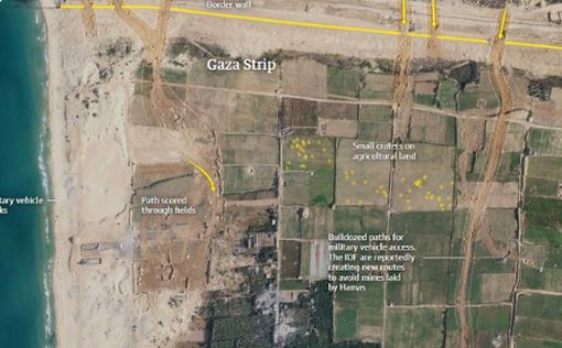 В Газе на площади 10 квадратных километров - 1000 воронок
