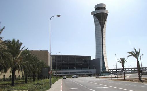 100-метровая диспетчерская башня в аэропорту Бен-Гурион