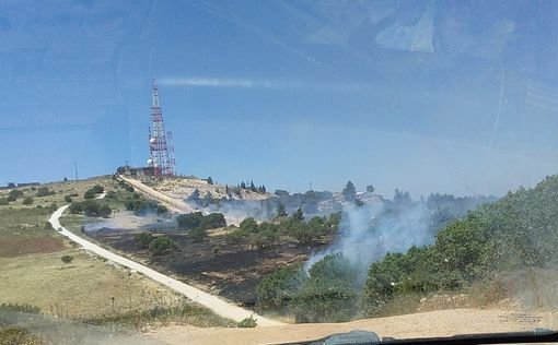 На границе между Ливаном и Израилем вспыхнул пожар