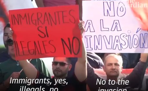 Караван мигрантов вызвал протесты в Мексике