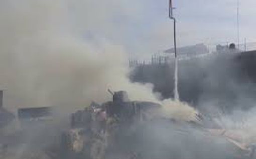 Пожар на рынке в Газе: число жертв возросло