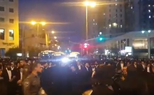Демонстрации ультраортодксов в Иерусалиме