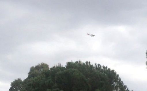 Самолет в долине Хула: истребители подняты по тревоге
