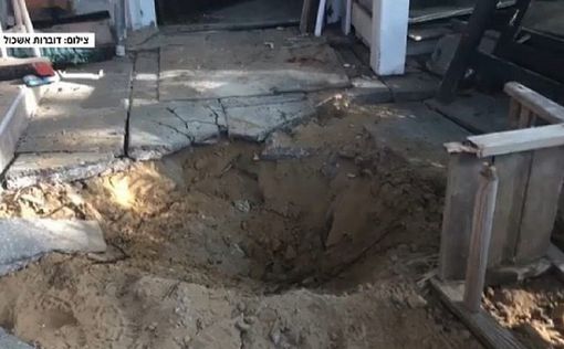 Ракета из Газы взорвалась прямо под домом израильской семьи