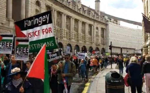 "Свободу Палестине": сотни демонстрантов прошли по Лондону