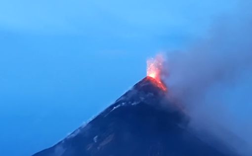 Новое извержение вулкана Фуэго застало людей врасплох