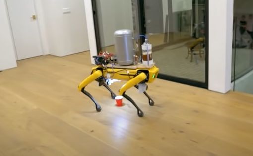 Boston Dynamics научили робопса наливать пиво