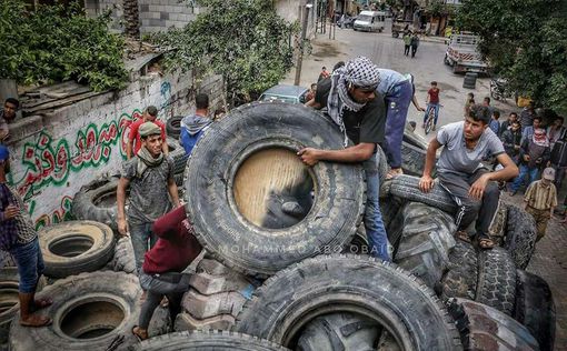 В Газе - острая нехватка покрышек. Догадайтесь почему