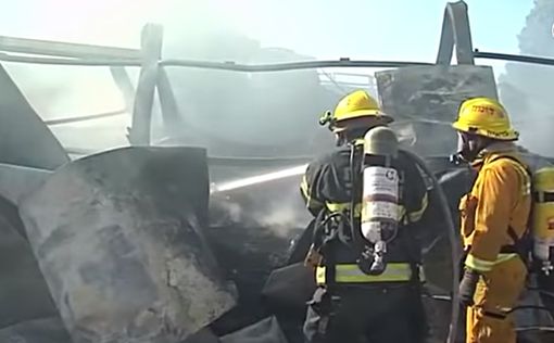 Пожар в жилом доме Хайфы: 12 пострадавших
