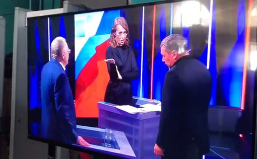 Жириновский оскорбил Собчак во время дебатов