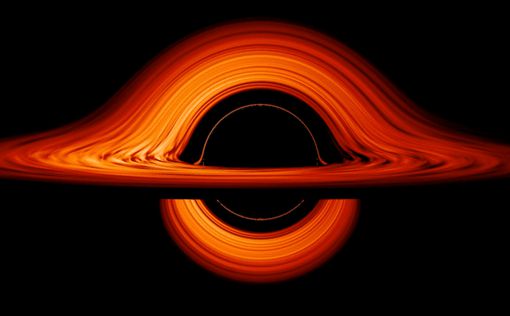 В NASA показали визуализацию искривленного мира черной дыры
