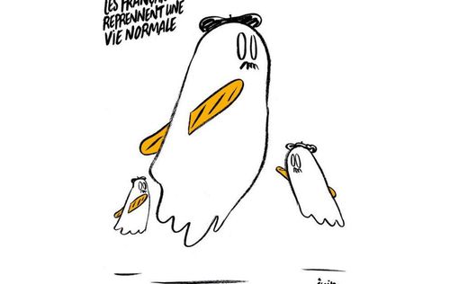 Charlie Hebdo опубликовали карикатуру на теракты в Париже