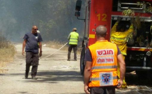 Сильнейший пожар у Бейт-Шемеша, угроза жилым кварталам