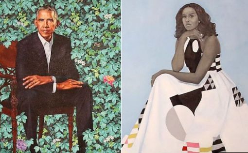 Представлены официальные портреты Барака и Мишель Обама
