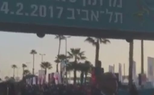 40 тысяч человек бежит по Тель-Авиву