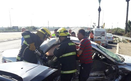 Авария на перекрестке Акко: шесть раненых