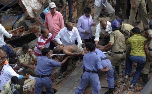 Обрушение отеля в Индии: 10 погибших