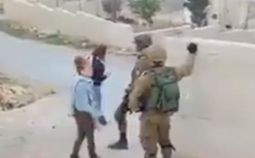 Видео: палестинка дает пощечину солдату ЦАХАЛа