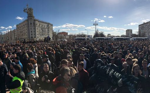 Митинг оппозиции в Москве: более 600 задержанных