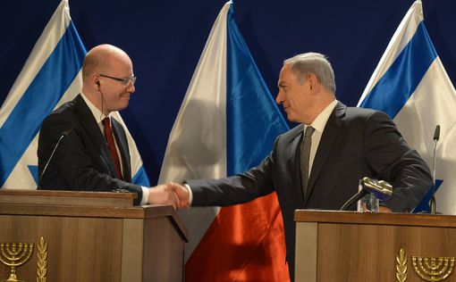 Встреча Нетаниягу с премьер-министром Чехии