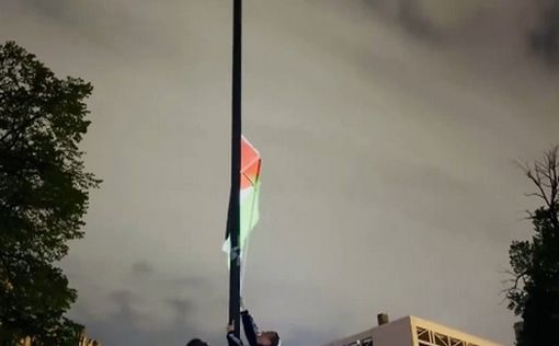 Полиция сняла палестинский флаг в городском колледже Нью-Йорка