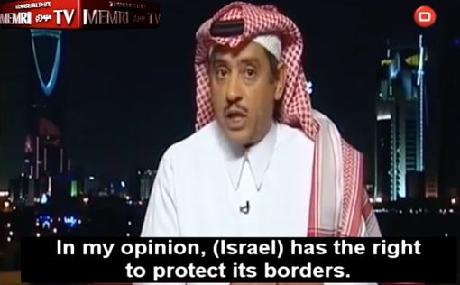 Саудовский эксперт: Израиль имеет право на защиту границ