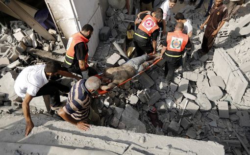 В Газе разбирают завалы и извлекают тела погибших