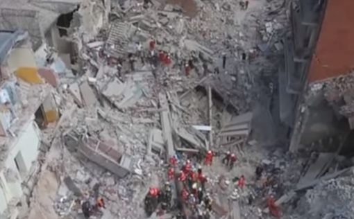 Апокалиптическое землетрясение в Италии. Съемка с воздуха