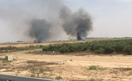 Террор воздушных змеев продолжается: пожар в Нахаль-Оз