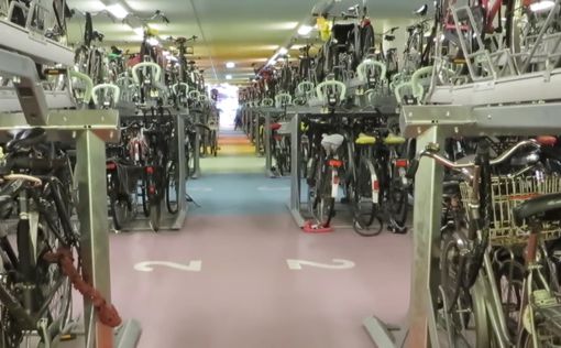 В Тель-Авиве планируется подземный паркинг велосипедов