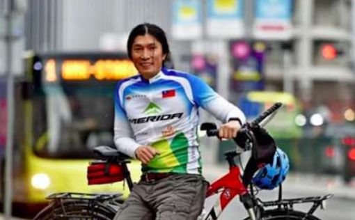 Тайванец доехал на велосипеде до Иерусалима