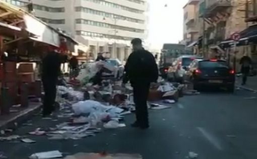 Забастовка: Иерусалим завален мусором, трамваи не ходят