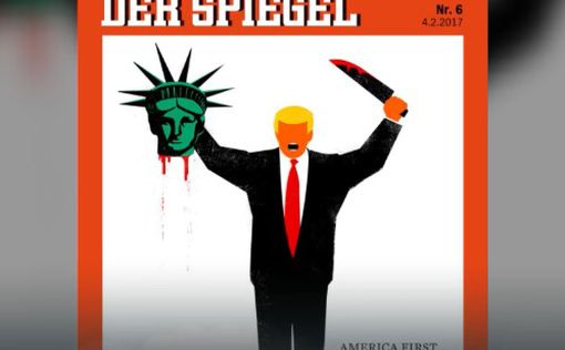 Обложка Spiegel: Трамп и обезглавленная статуя Свободы